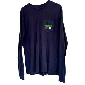 MENS LONGSLEEVE VINEYARD VINES TAILGATE FOOTBALL GRAPHIC SHIRT SIZE SMALL